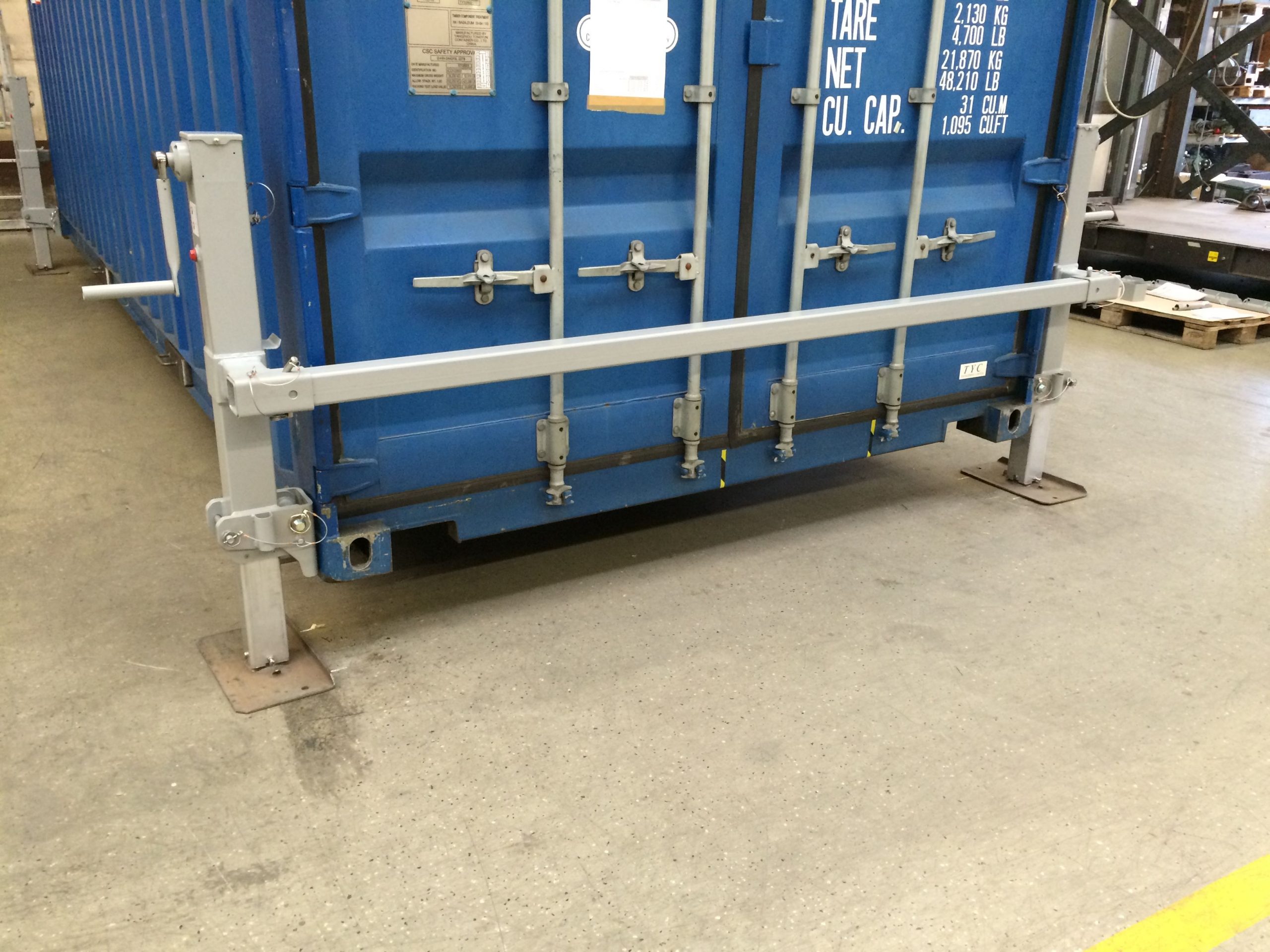 Levelling support type 272 for containers with ISO corners up to max